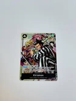 Kin'emon SR AA Alt Art OP16-082 Time of Battle One Piece English CCG - Image 1