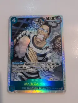 Mr. 3 (Galdino) SR OP16-056 the Time of Battle ENG One Piece Super Rare TCG - Image 1