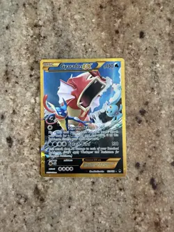 Gyarados EX 123/122 LP Secret Rare Card 2016 Pokemon XY Breakpoint Gold Arita - Image 1