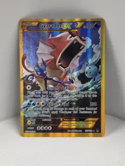 2016 Pokemon XY Full Art Gyarados EX Breakpoint 123/122 Secret Rare LP/NM - Image 1