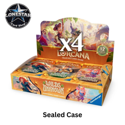 Disney Lorcana Wilds Unknown Booster Box Case | SEALED CASE | 4x Booster Boxes - Image 1
