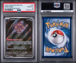 PSA 10 Spiritomb 148/132 Pokemon Me01: Mega Evolution Illustration Rare 2025 - Image 2