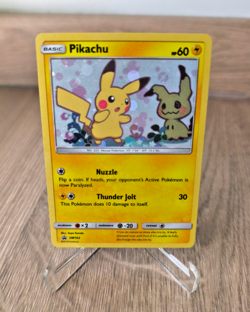 Pikachu SM162 - Holo - Black Star Promo - Features Mimikyu - LP - Pokemon TCG - Image 1