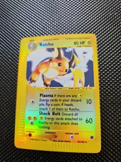 Pokemon Card - Raichu Expedition Base Set 25/165 Holo Reverse Holo Rare - LP/NM - Image 1