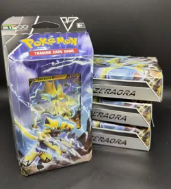 New Pokemon TCG Zeraora Pokemon V Battle Theme 60 card deck New - Image 1