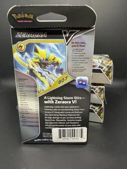 New Pokemon TCG Zeraora Pokemon V Battle Theme 60 card deck New - Image 2