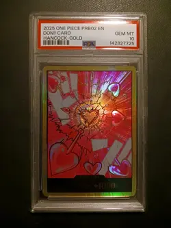 One Piece Card Game TCG Premium Booster PRB02 Boa Hancock Gold Don!! PSA 10 - Image 1