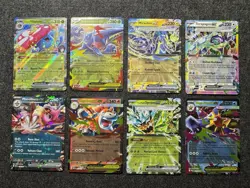 Pokemon TCG 8-Card Holo EX/Mega Lot: Miraidon Terapagos Vileplume - Image 1