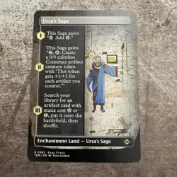 Urza's Saga - Custom Art MTG Magic The Gathering Playtest Card - Image 1