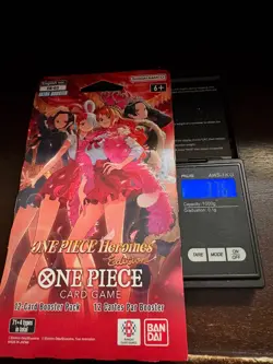 6 HEAVY 37.5 - 37.8g One Piece Card EB-03 Sleeved Booster Pack (English) ✅ - Image 3