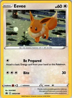 Eevee - Promo SWSH: Sword & Shield Promo Cards SWSH190 NM - Image 1