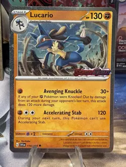 Lucario (Scarlet & Violet Stamp) 114/198 Miscellaneous Cards & Products Holo - Image 2