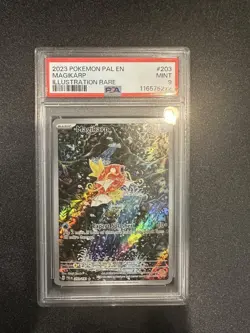 Pokemon TCG Magikarp Scarlet & Violet Paldea Evolved Card English 203/193 PSA 9 - Image 1