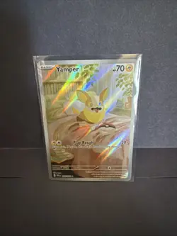 Yamper 099/094 Full Art Holo Phantasmal Flames Pokemon Card NM - Image 1
