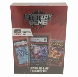 Pokemon Mystery Gems Box 1 CGC Graded Card & 1 Booster Pack! New! Sealed! 💎 - Image 1