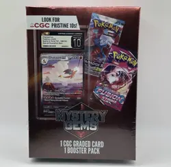 Pokemon Mystery Gems Box 1 CGC Graded Card & 1 Booster Pack! New! Sealed! 💎 - Image 2
