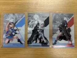 NIKKE Goddess of Victory - Metal Card Collection Lot (3 Cards) Grave, Blanc, Gui - Image 1