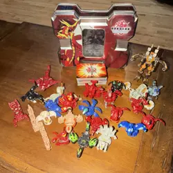 Bakugan Gundalian Invaders Tin and Lot with cards - Image 1