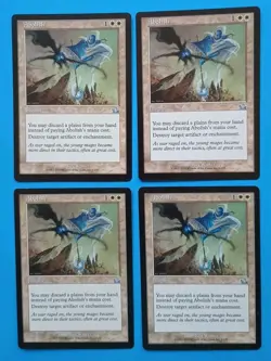 Magic the Gathering MTG Prophecy ABOLISH X 4 LP/EX U 2000 Nice! - Image 1