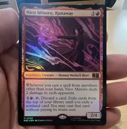 Wizards of the Coast MTG Marvel Super Heroes Nico Minoru 0700 Foil Mythic RB - Image 1