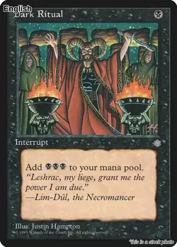 Dark Ritual EN [ICE - 8] - HP TCG MTG - Image 1