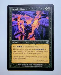 Cabal Ritual 51/143 - Torment Magic The Gathering Common Lightly Played Non-Foil - Image 1