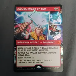 MTG Mjolnir, Hammer of Thor (Borderless) Foil 0303 - Marvel Super Heroes - Image 1