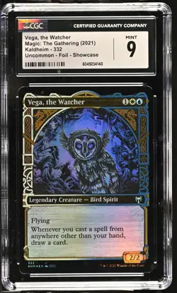 VEGA, THE WATCHER Kaldheim Showcase Foil CGC 9 MTG [Nostalgium] - Image 1
