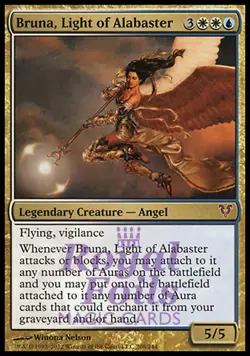 Bruna, Light of Alabaster 1x FOIL AVR MTG Avacyn Restored Mythic MINT white blue - Image 1