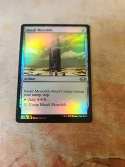 Basalt Monolith FOIL Double Masters MTG NM - Image 1