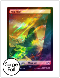 1x Mountain 0575, Surge Foil, Final Fantasy, Magic MTG NM - Image 1