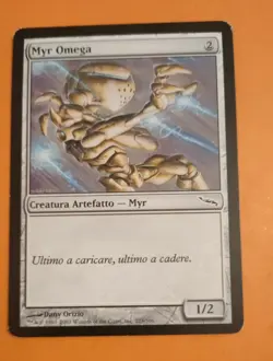 MTG Magic 1x Myr Omega Creatura Artefatto 223/306 - Ita 2003 Black - Image 1