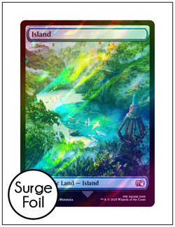 1x Island, Surge Foil, Final Fantasy, Magic MTG NM - Image 1