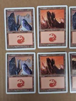 7th Edition Mountain Basic Land MTG Magic The Gathering x8 Regular Various F - Image 2