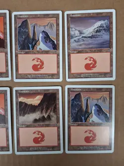 7th Edition Mountain Basic Land MTG Magic The Gathering x8 Regular Various F - Image 3