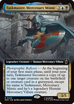 Taskmaster, Mercenary Mimic (FOIL) x1 - MTG Marvel Super Heroes MSH #425 - Image 1