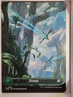 Forest (Borderless) - L266 - MTG - Edge of Eternities (EOE) - Image 1