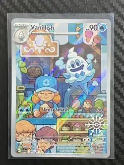 Pokemon TCG Vanillish 190/182 Snowflake Stamp Promo 2025 Holiday Advent Calendar - Image 1