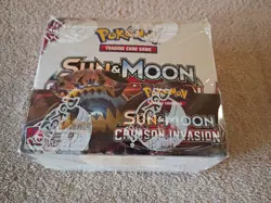 Factory Sealed Pokemon Crimson Invasion Booster Box With Acrylic Case - Image 2