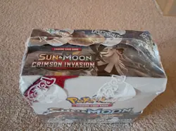 Factory Sealed Pokemon Crimson Invasion Booster Box With Acrylic Case - Image 4
