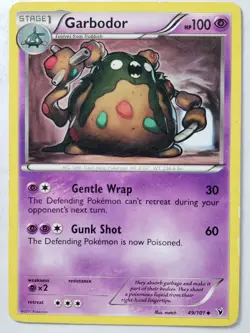 Garbodor 49/101 PL - Noble Victories Pokemon Card $2 Combined Shipping - Image 1