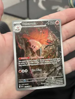 2025 Scarlet & Violet Black Bolt Volcarona 100/086 - Image 2