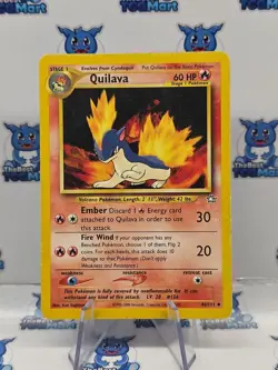 Pokemon Quilava Neo Genesis 46/111 MP - Image 1
