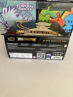 Lot of 5 EMPTY Pokemon Elite Trainer Boxes Scarlet & Violet, Mega Evolutions - Image 5