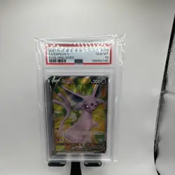 Pokemon TCG Espeon V Full Art Holo PSA 10 Evolving Skies 179/203 EN 2021 - Image 1