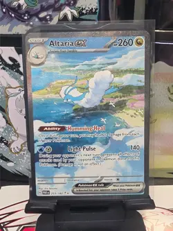 Pokemon TCG Altaria ex 253/182 SV04 Paradox Rift SIR Full Art Holo Eng 2023 - Image 1