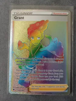 Pokemon SWSH Astral Radiance - 203/189 Grant - Secret Rainbow Rare Trainer - Image 1
