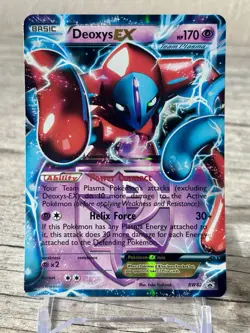 The Pokemon Company Pokemon TCG Deoxys EX BW82 Black & White Promo Holo 170 LP - Image 1