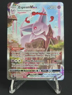 Espeon VMAX 270/264 Alt Art Secret Rare Pokemon English Fusion Strike 2021 MINTY - Image 1