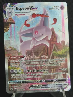 Espeon VMAX 270/264 Alt Art Secret Rare Pokemon English Fusion Strike 2021 MINTY - Image 5